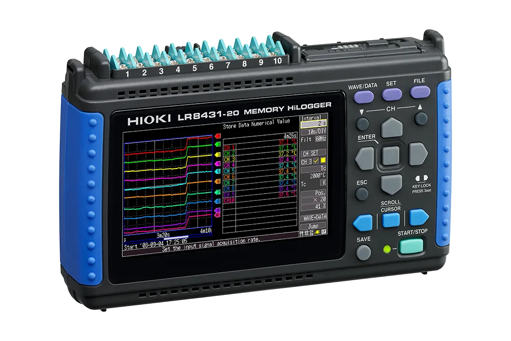 HIOKI LR8431-20 simultaneous multi-channel voltage